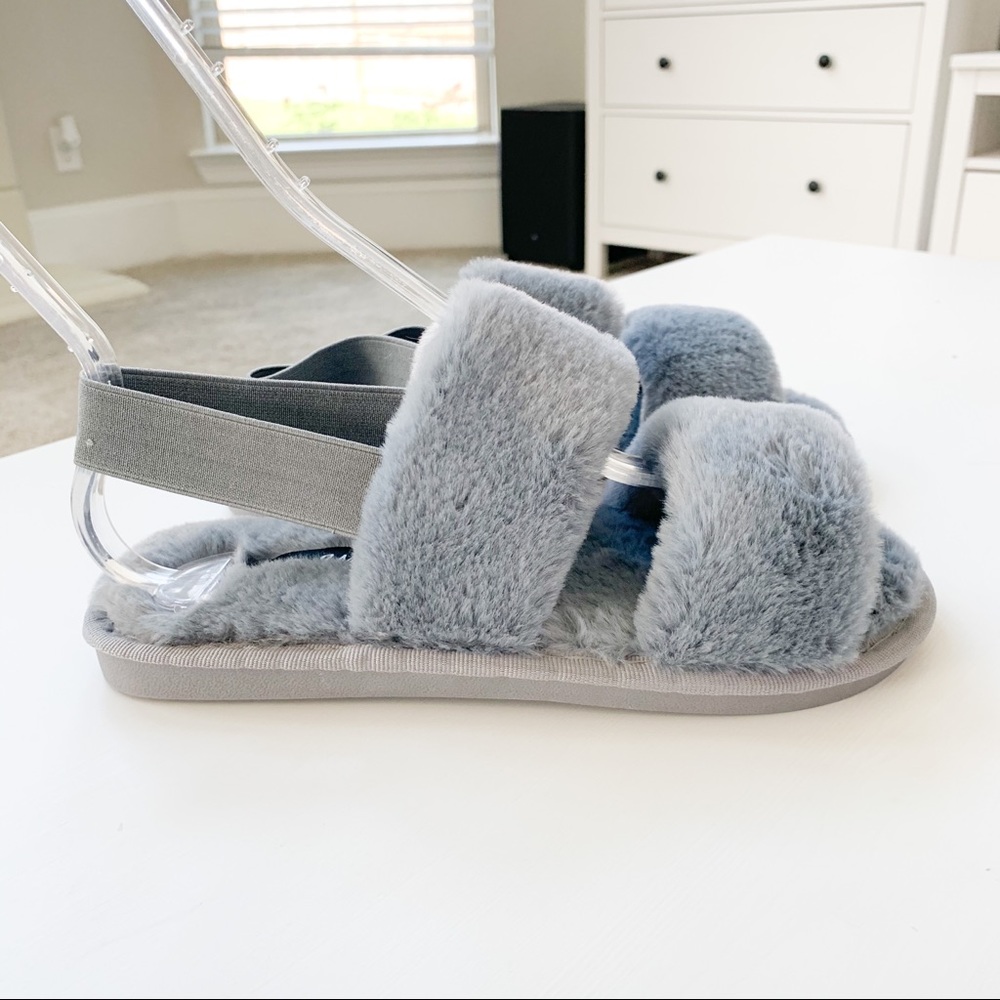 J.Mark Gray Fluffy Slippers Mellow-07 - Picture 1 of 9